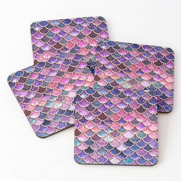 Item preview, Pink Sparkle Mermaid Scales  designed and sold by MysticMarble.