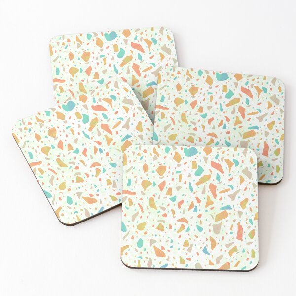 Item preview, Orange and Teal Terrazzo Pattern designed and sold by DippyHippie.