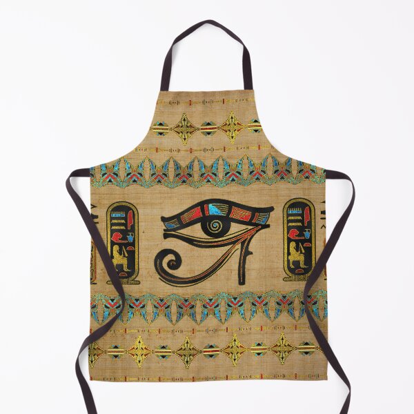 Item preview, Egyptian Eye of Horus Ornament on papyrus designed and sold by Nartissima.