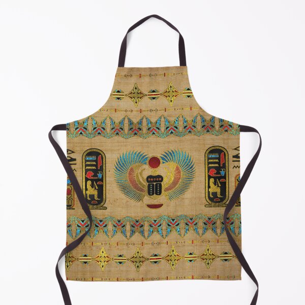 Item preview, Egyptian Scarab beetle Ornament on papyrus designed and sold by Nartissima.