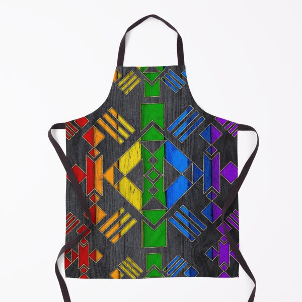 Item preview, Colorful Geometric Wooden texture pattern designed and sold by Nartissima.