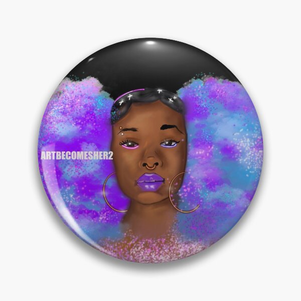 Item preview, Cosmic Afro Puffs  designed and sold by ArtBecomesHer2.