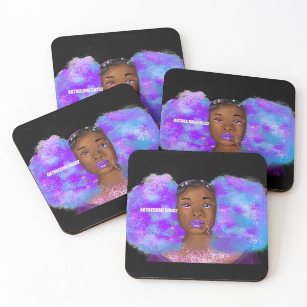 Item preview, Cosmic Afro Puffs  designed and sold by ArtBecomesHer2.