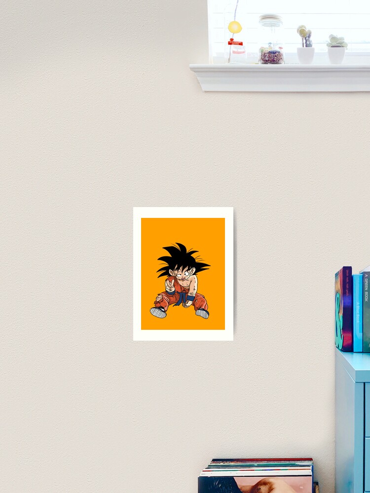 Dragon Ball Son goku Sticker for Sale by Little Oni