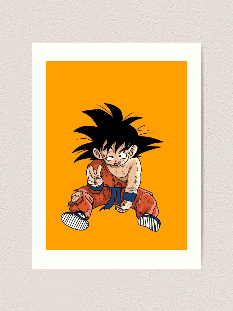 Goku Drawing from Dragon ball With Number 32 Easy for Beginners 