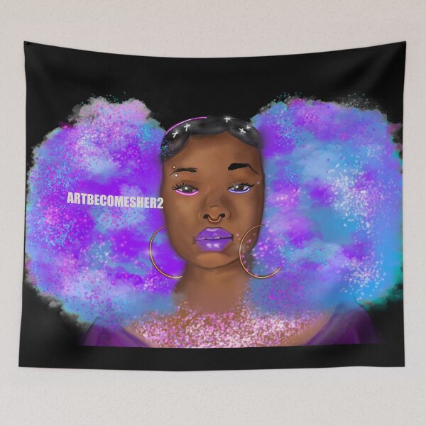Item preview, Cosmic Afro Puffs  designed and sold by ArtBecomesHer2.