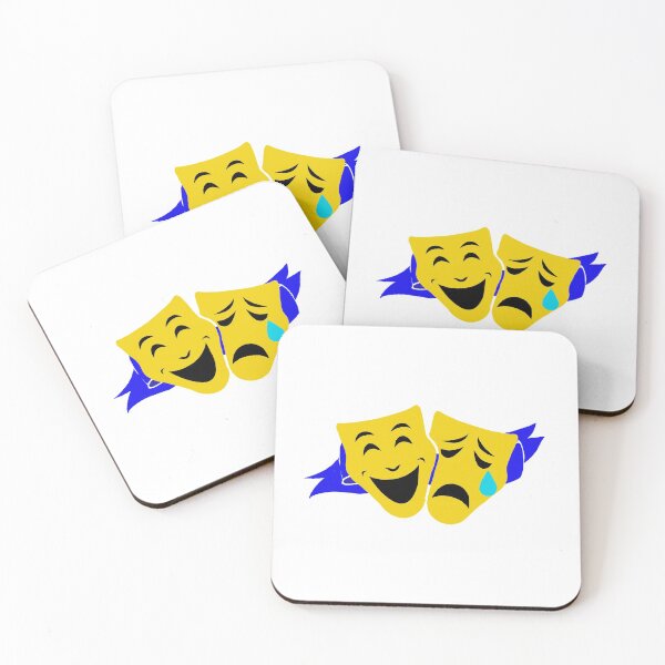 Item preview, Theatre Emoji Masks  designed and sold by sarahcadyk.