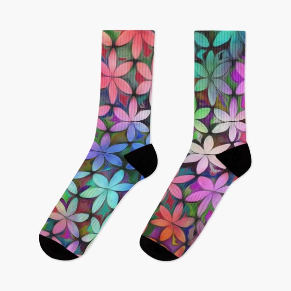 Item preview, Tropical Rainbow Daisies designed and sold by LaurenWDesigns.
