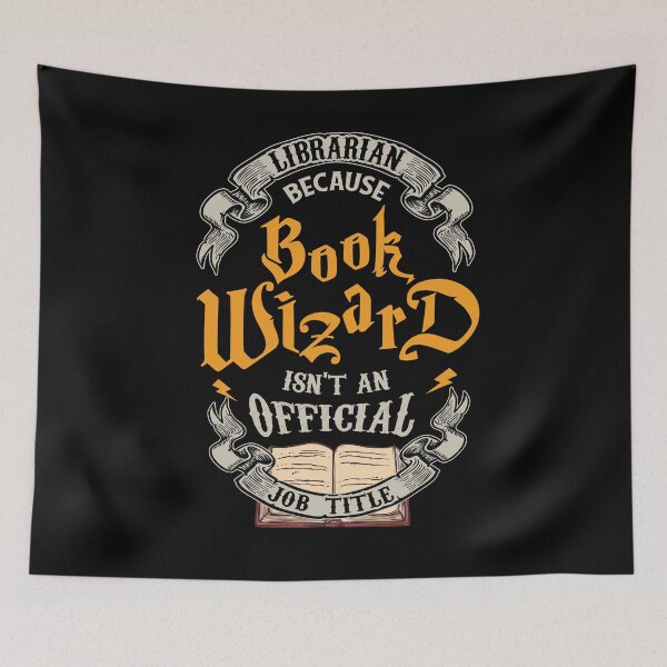 Item preview, Librarian Book Wizard  designed and sold by whereismyrobot.