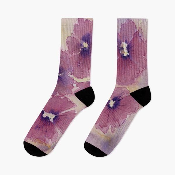 Item preview, Purple Poppies watercolour designed and sold by jayne gaze.