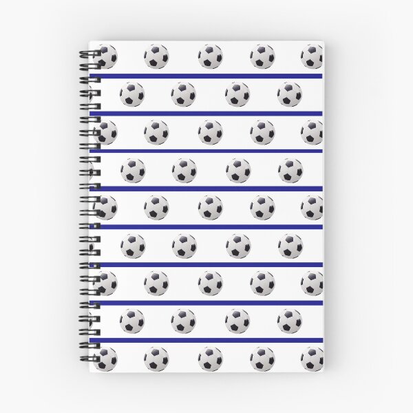 Item preview, Football White & Blue - FOOT0011 designed and sold by 3-Starfish.
