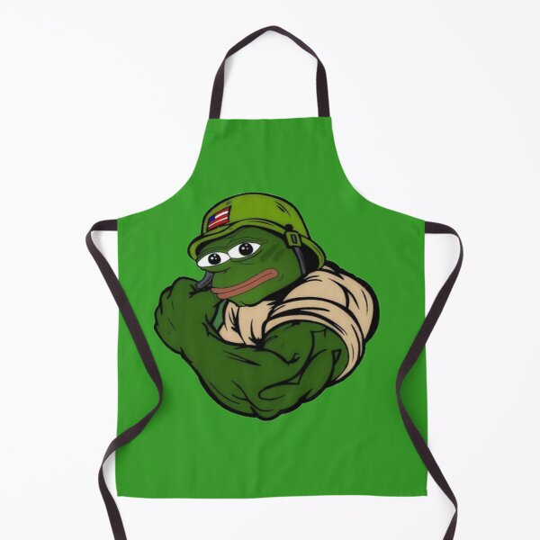 Item preview, Pepe sticker Pepe the frog military War funny meme designed and sold by Grace-Cop.