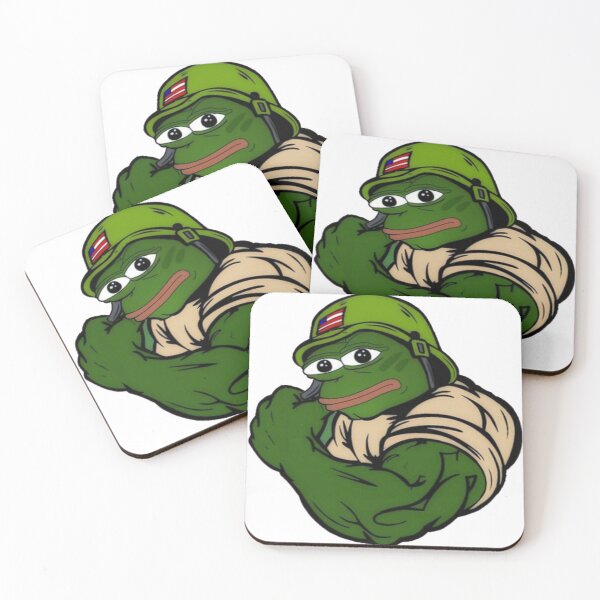 Item preview,  Pepe sticker Pepe the frog military War funny meme   designed and sold by Grace-Cop.
