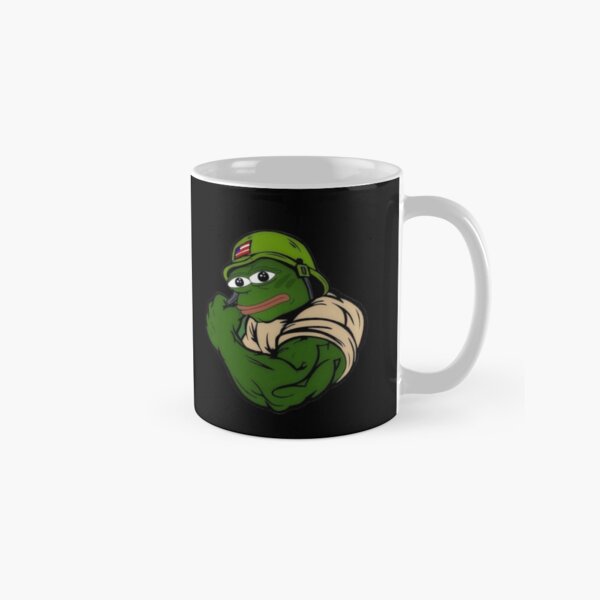 Pepega Mug Twitch BTTV Emote Mug Pepe the Frog Mug Feels