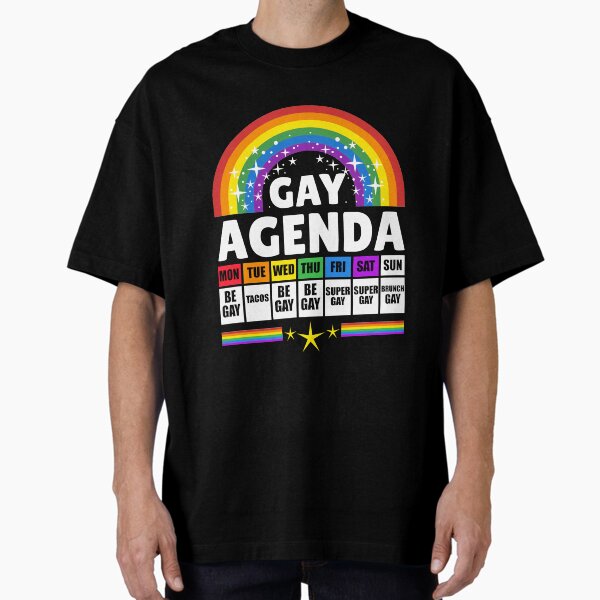 Item preview, Gay Agenda For Gay Pride Month designed and sold by queerappear.