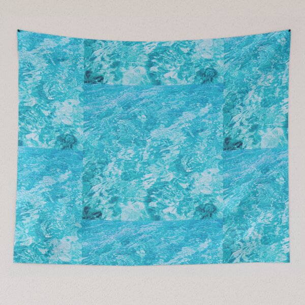 Item preview, Blue Ocean Water Abstract Waves Repeated Pattern designed and sold by simplysharon.