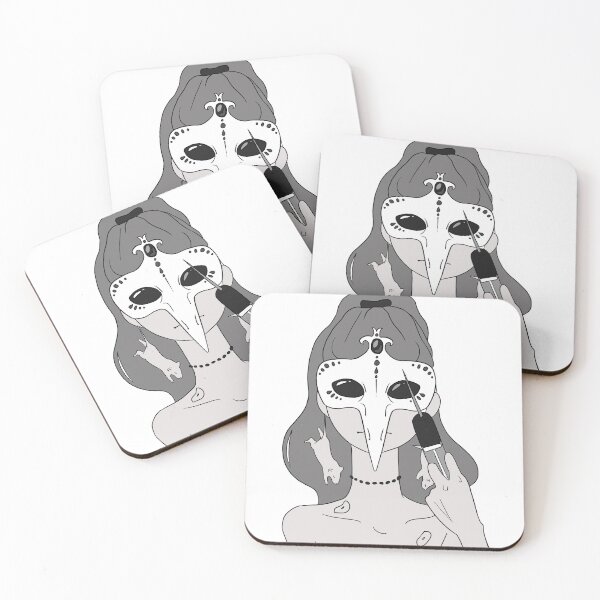 Item preview, Plague Doctor Black and white designed and sold by cu-b3.