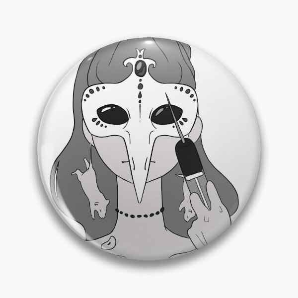 Item preview, Plague Doctor Black and white designed and sold by cu-b3.
