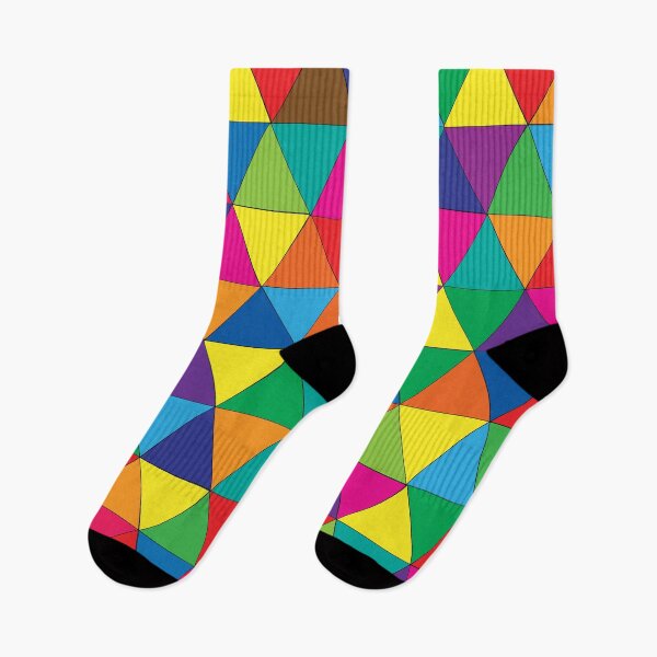 Item preview, Colorful Triangles designed and sold by SaSyprints.