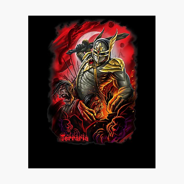 Terraria Wall Art Redbubble - epic red sword zombie attack roblox wiki fandom