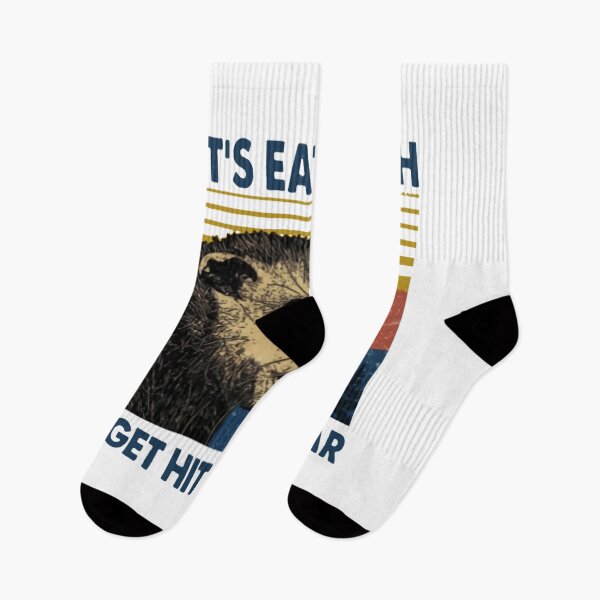 Item preview, Lets Eat Trash And Get Hit By A Car Retro Raccoon  designed and sold by thanhmakemoney0.