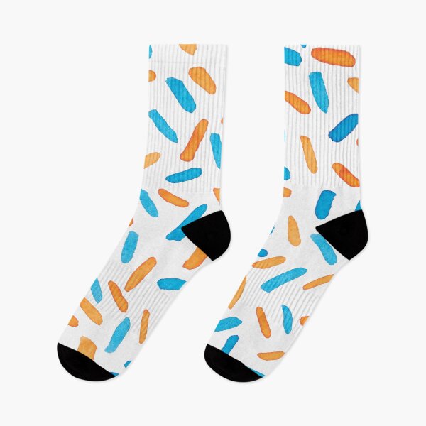 Artikelvorschau, Orange Blue Sprinkles Muster entworfen und verkauft von PY Tees.