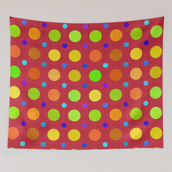 Item preview, Vivid Retro Polka Dots designed and sold by Sybille-Yates.