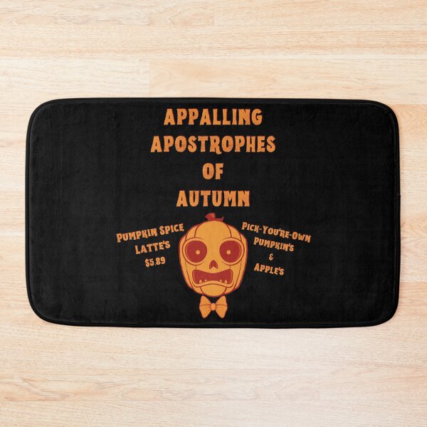 Item preview, Appalling apostrophes of autumn pumpkin bow tie orange designed and sold by GrammarDance.