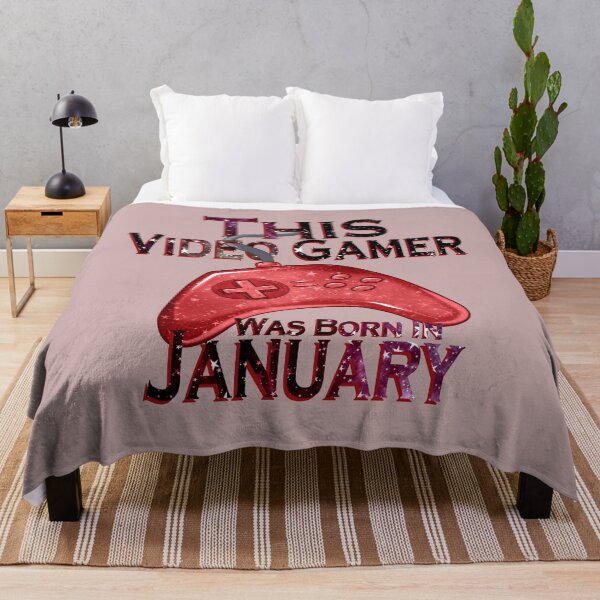Item preview, This Video Gamer Was Born In January designed and sold by NicholiCosplay.