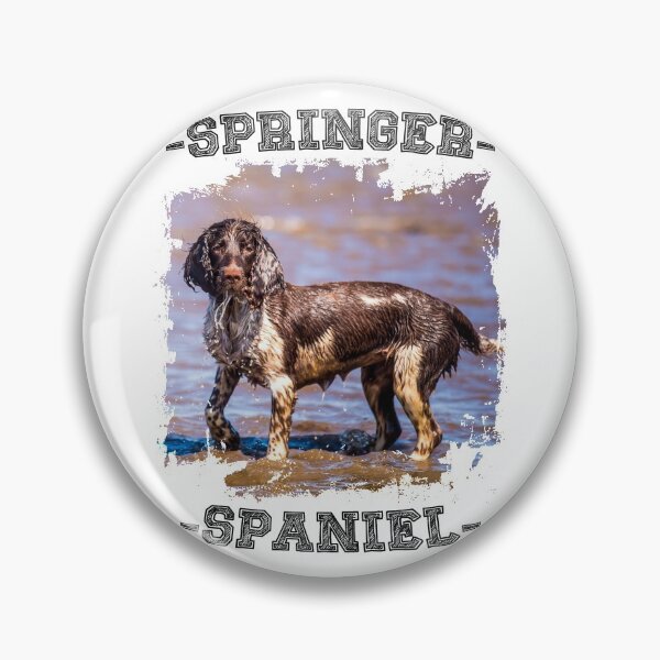 Item preview, Young English springer spaniel in sea designed and sold by bdws.