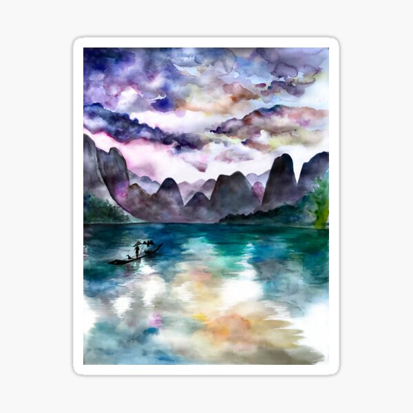 Ha Long Baie au Vietnam Sticker