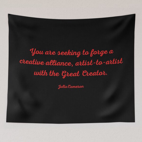 Item preview, Artist Way Daily Pages quote, Julia Cameron, Forge an alliance designed and sold by timg58.