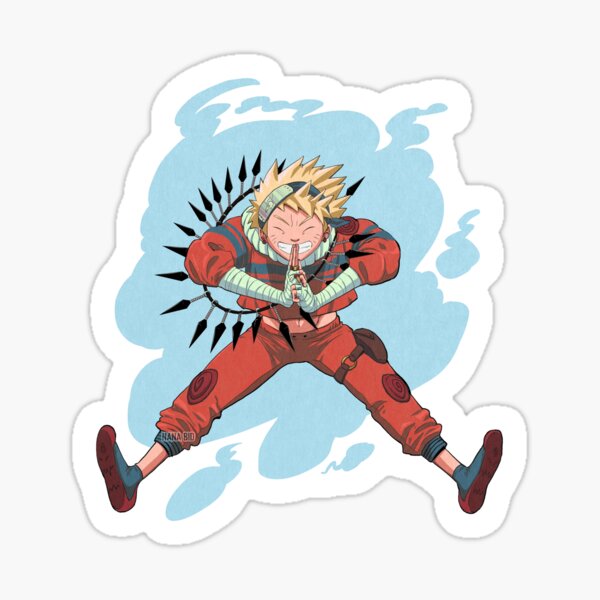 Naruto Uzumaki Sticker Pack  Anime Ninja Martial Arts Japanese