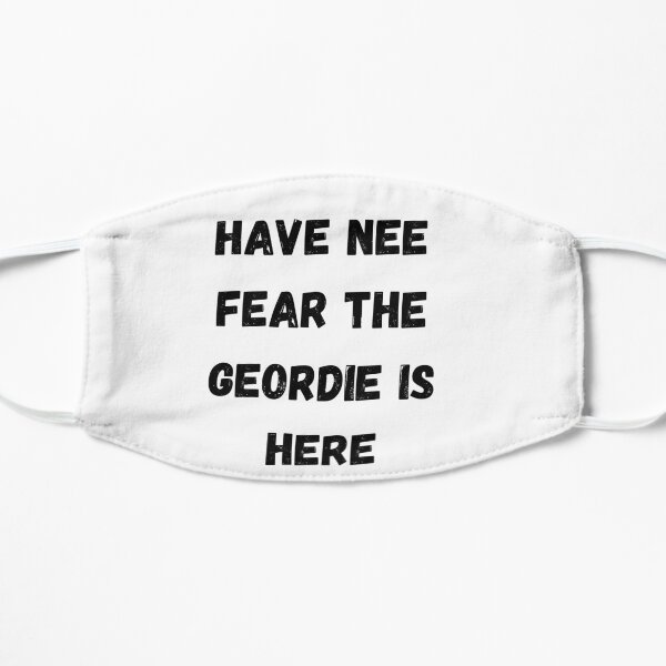 Newcastle Upon Tyne NUFC Tyneside Geordie North East Flat Mask