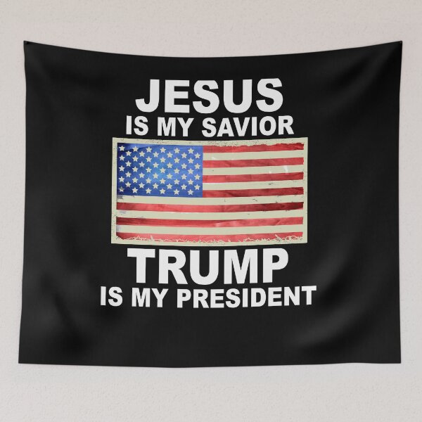 Item preview, Jesus Is My Savior Trump Is My President designed and sold by Andrea Lina.
