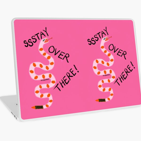Social Distance Snake Laptop Skin