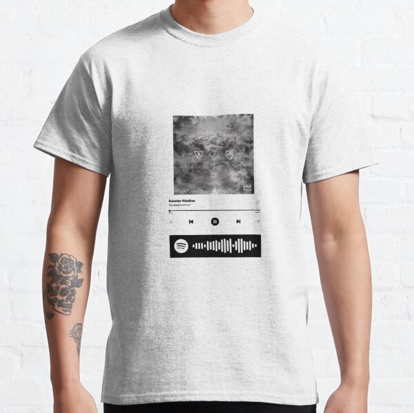 Sweater Weather The Neighborhood Spotify Code Clothing | Redbubble