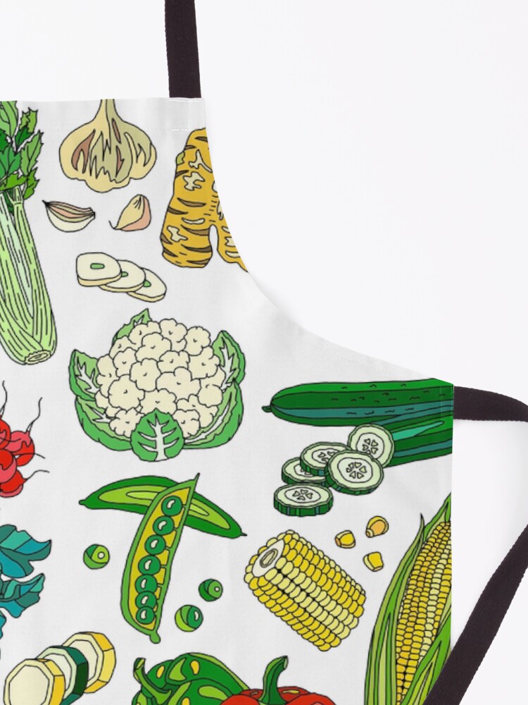 Alternate view of Get Veggies! Apron