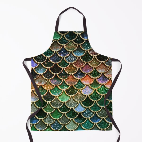 Item preview, Green Sparkle Faux Glitter Mermaid Scales designed and sold by UtArt.