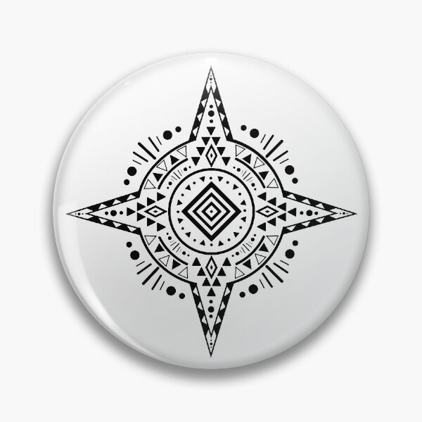 Item preview, Aztec circle pattern design black designed and sold by Jake Purcell.