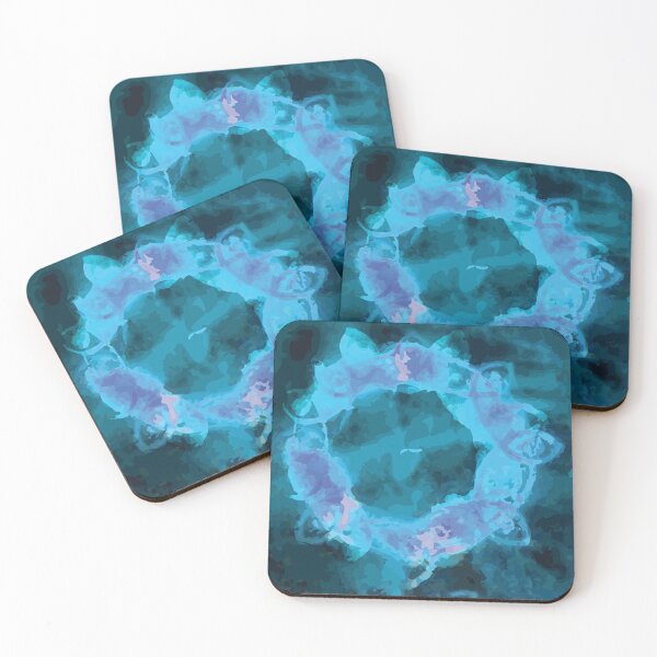 Item preview, Blue Mandala Psychedelic Abstract designed and sold by milslad.