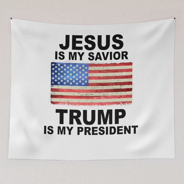 Item preview, Jesus Is My Savior Trump Is My President designed and sold by Andrea Lina.
