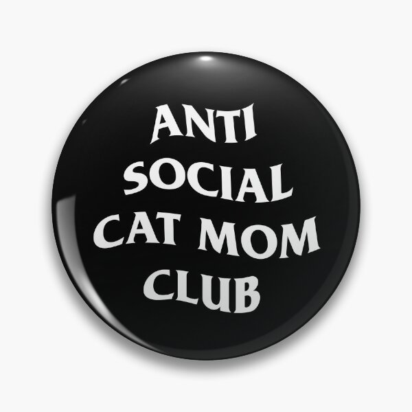 Item preview, anti social cat mom club designed and sold by goodnfresh.