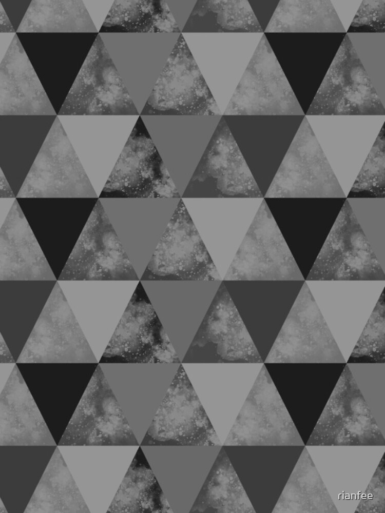 Thumbnail 4 of 4, iPhone Case, Gray Triangle Pattern designed and sold by rianfee.
