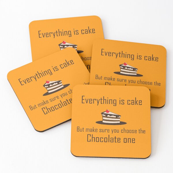 Item preview, everything is cake but chocolate is better design  designed and sold by anins-azuree.