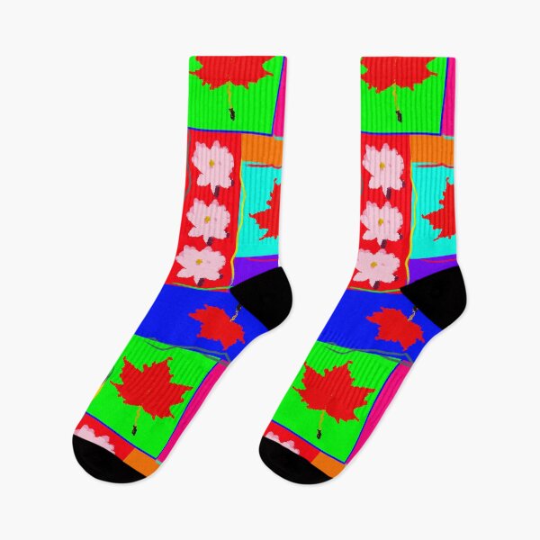 Item preview, Colorful leaves with flowers designed and sold by Harinko.