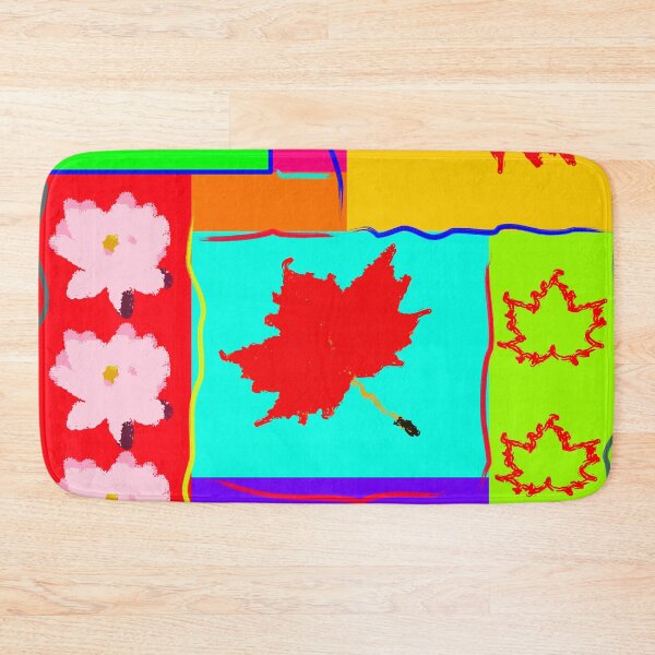 Item preview, Colorful leaves with flowers designed and sold by Harinko.