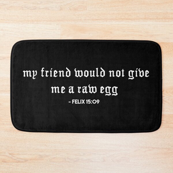Item preview, STRAY KIDS Felix's Raw Egg Bible Quote designed and sold by SugarSaint.