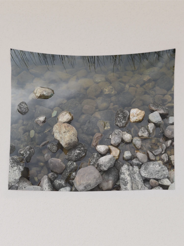 Thumbnail 2 of 3, Tapestry, Calm Riverside Rocks designed and sold by parest.
