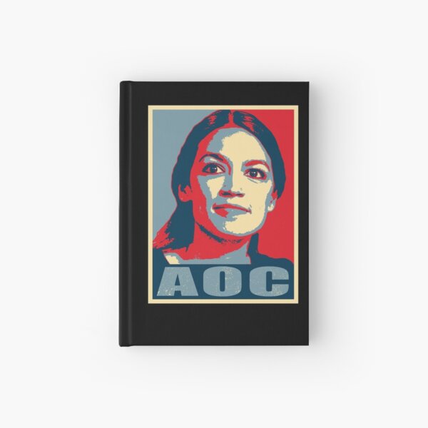 AOC - Alexandria Ocasio Cortez - Hope Design Hardcover Journal